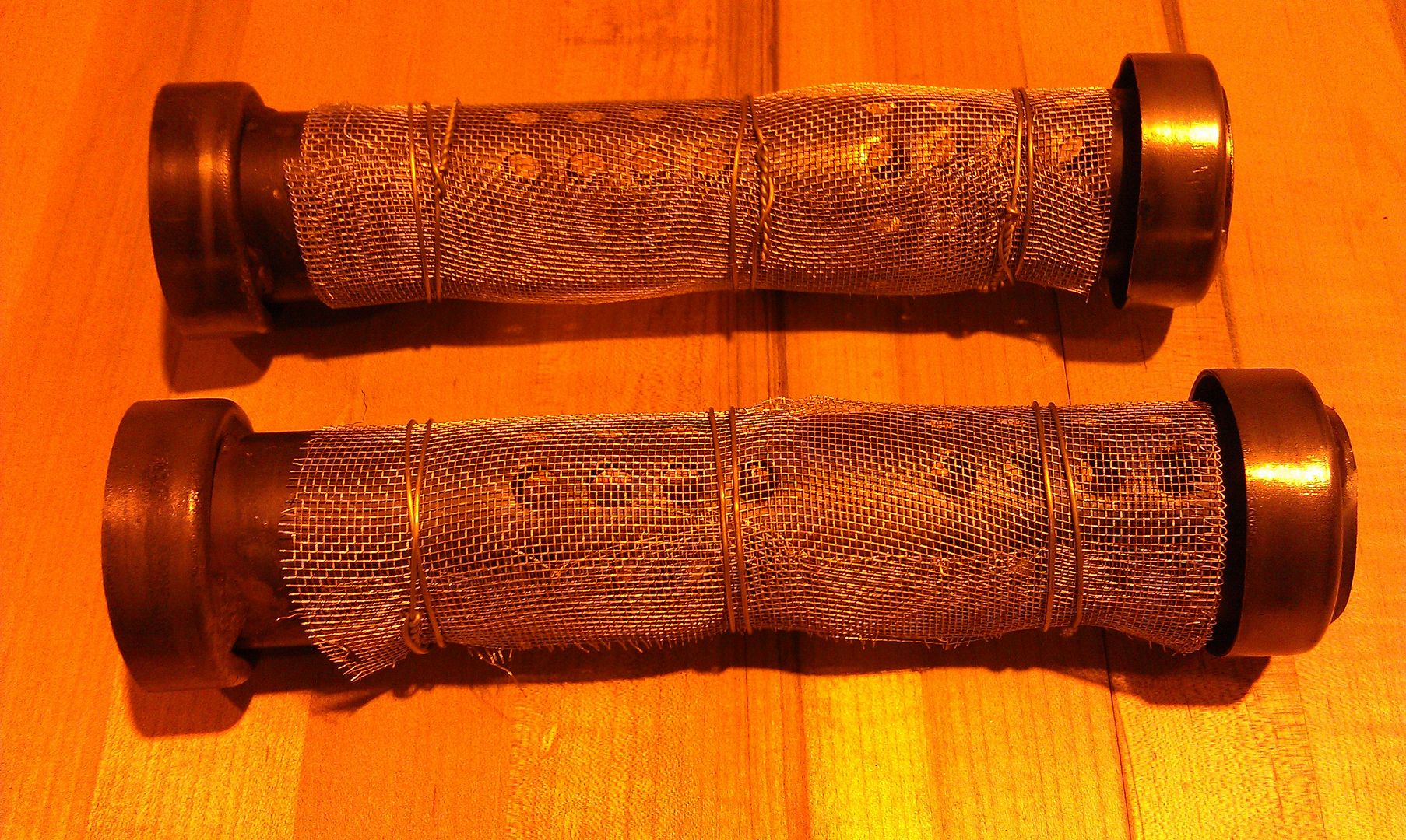 Exhaust clip Cobra Swepts w/ modified baffles.